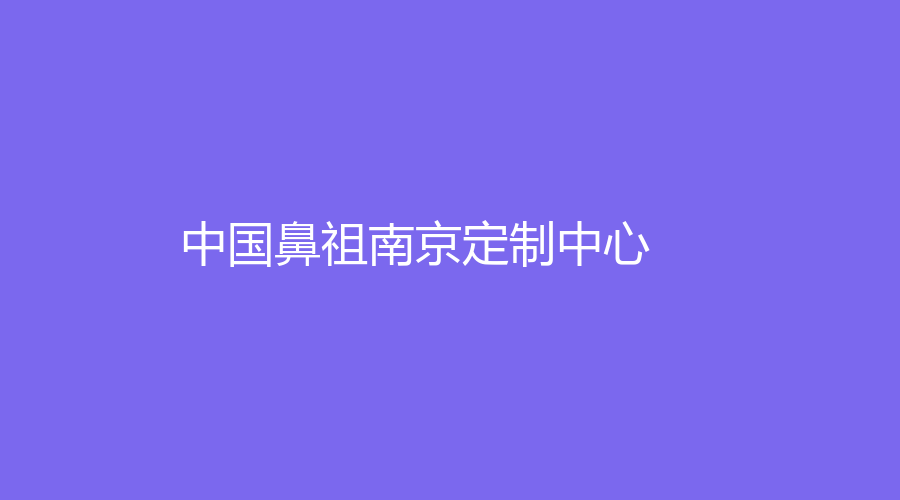 中國(guó)鼻祖南京定制中心
